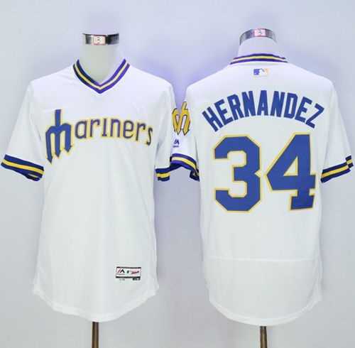 Seattle Mariners #34 Felix Hernandez White 2016 Flexbase Collection Cooperstown Stitched Baseball Jersey SanGuo,We sell and wholesale Seattle Mariners #34 Felix Hernandez White 2016 Flexbase Collection Cooperstown Stitched Baseball Jersey SanGuo on line form chian!